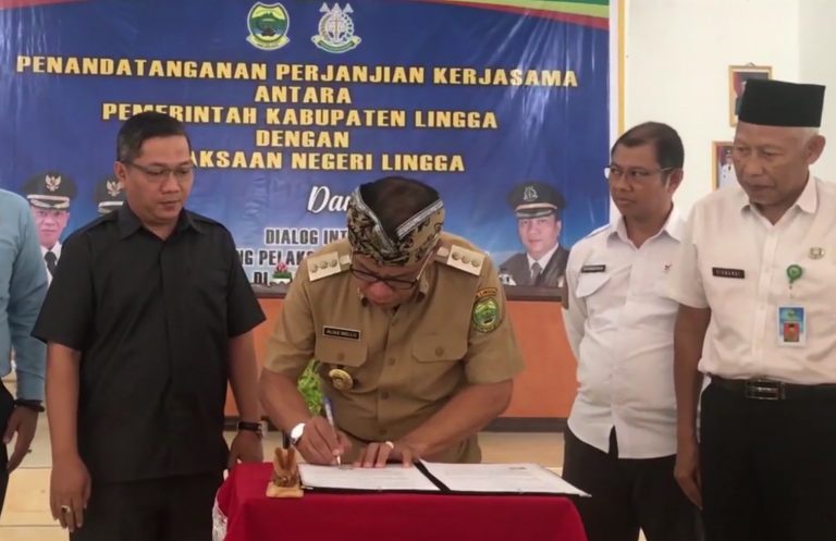 MoU Pemkab Lingga dg Kejari Lingga