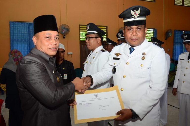 Pelantikan 13 PJS Kepala Desa