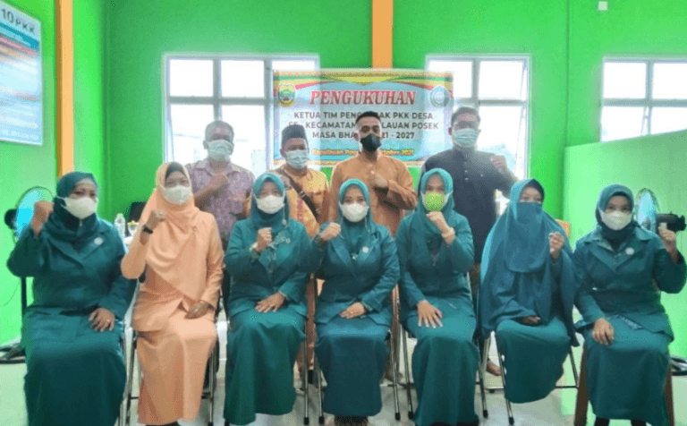 Maratusholiha Hadiri Pengukuhan Ketua TP PKK Desa se-Kecamatan Kepulauan Posek Masa Bhakti 2021- 2027