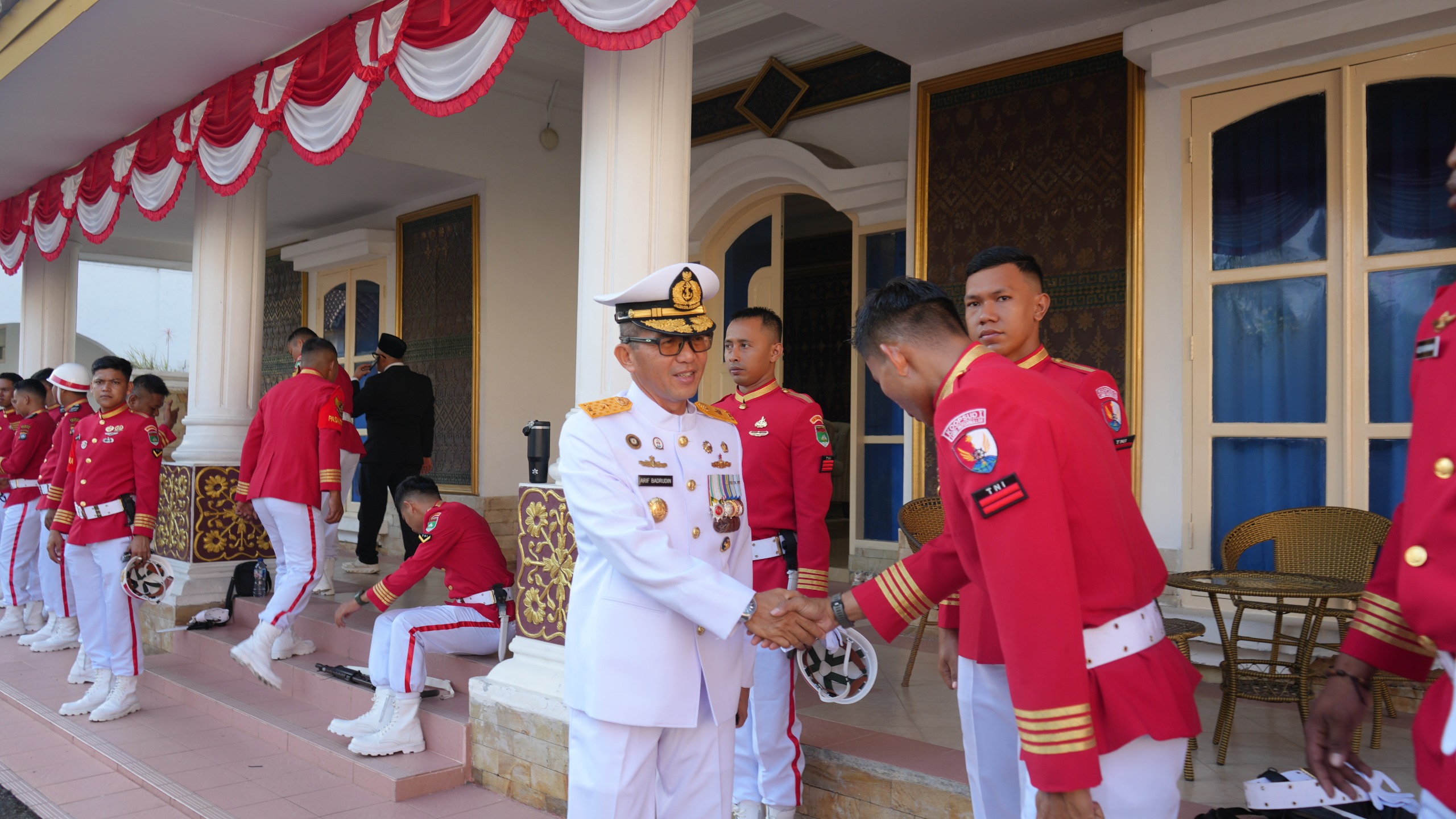 Koarmada I Hadiri Upacara HUT ke-81 RI Tingkat Provinsi Kepri