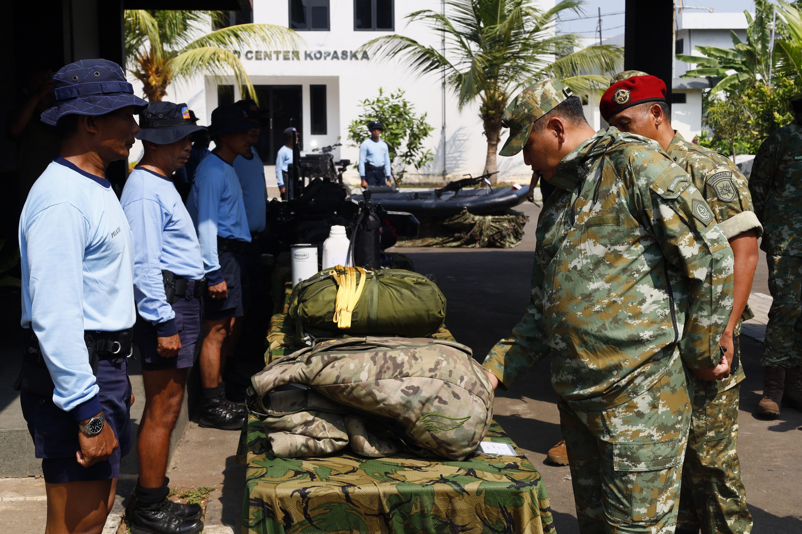 Satkor Koarmada I Sambut Kunker Panglima Kogabwilhan I di Pangkalan TNI AL Pondok Dayung