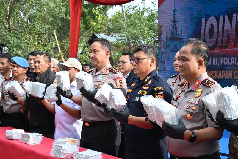 Bea Cukai, BNN, dan Polri Ungkap Laboratorium Sabu di Pidie, 10 Orang Diamankan
